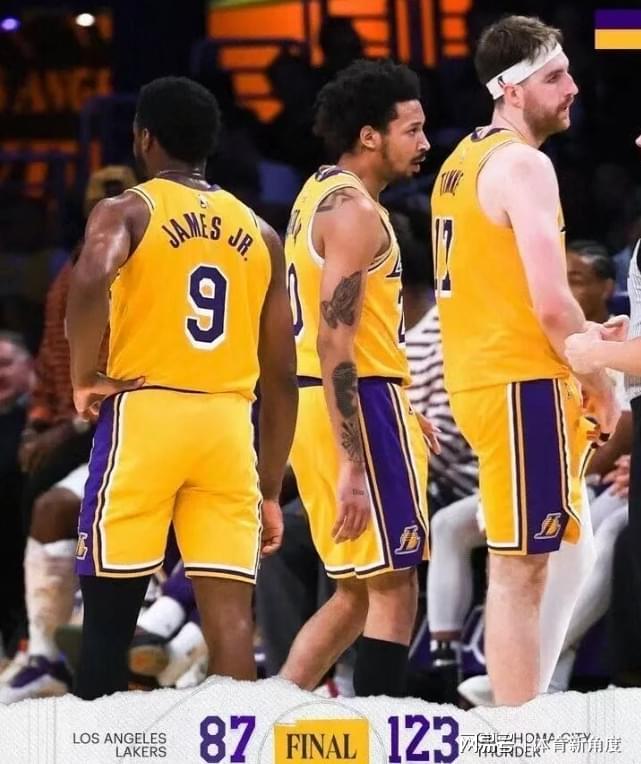 湖人主场惨败雷霆 伤病与内讧成败因